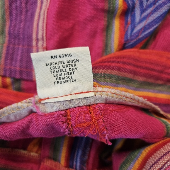 ARTESANIA Multicolir Cotton Light Shorts Size Small Summer - Picture 6 of 6